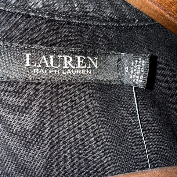 Ralph Lauren Black Jean Jacket - Picture 3 of 4